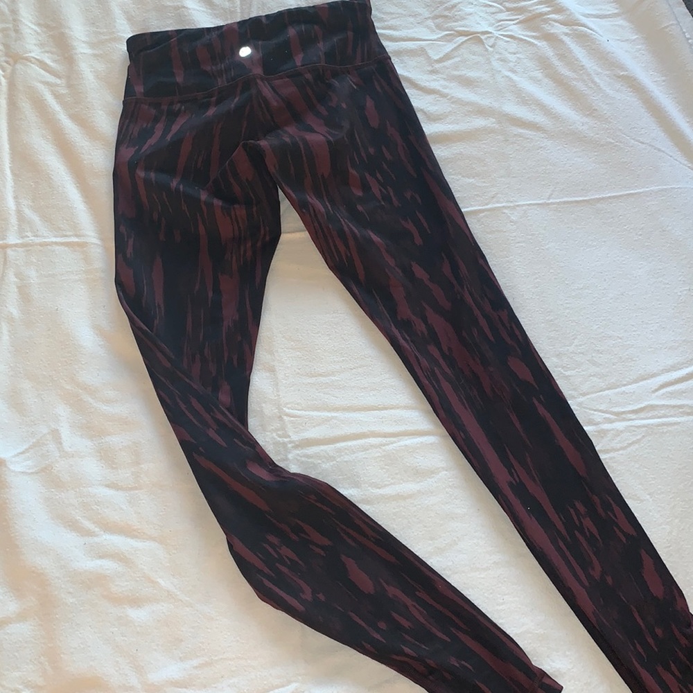 Lululemon patterned leggings 7/8